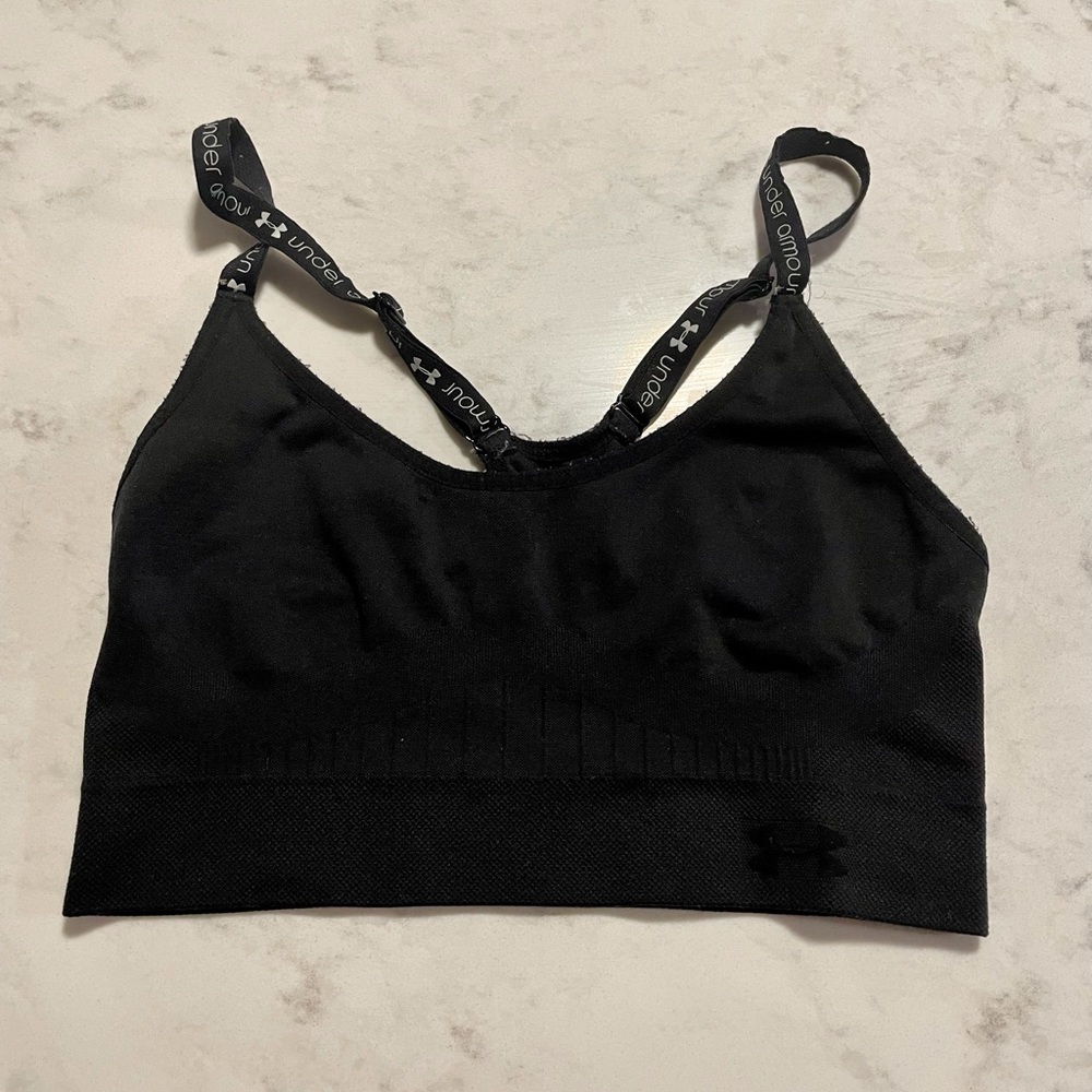 Under Armor Black Sports Bra - Small